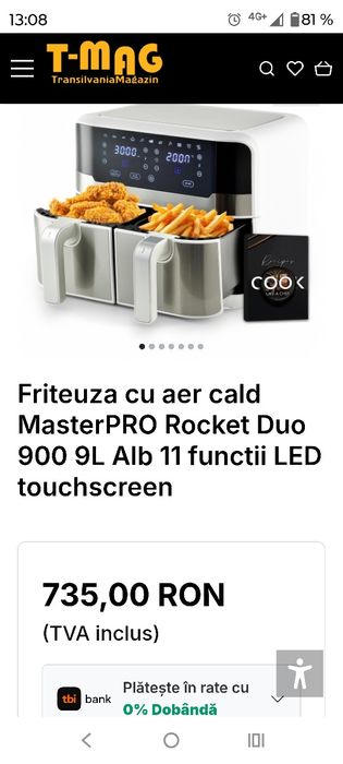 Fripteuză dublă  la preț mic!