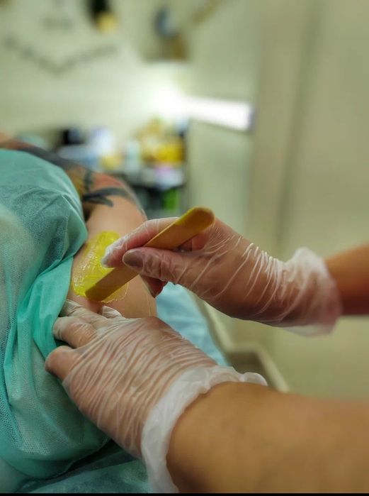 Арома депиляция, люксовая депиляция, обучение на полимерах