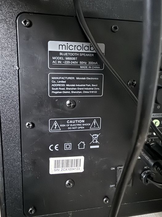 Microlab m660bt акустическая система