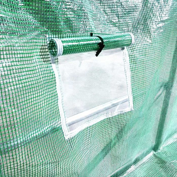 Solar de grădină 10x3x2.5m, polietilenă 240 g/m2, rezistentă la UV, țeavă 26 * 1.2mm