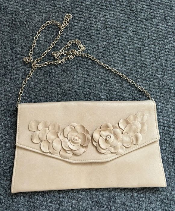 Комплект дамска чанта и обувки - велур