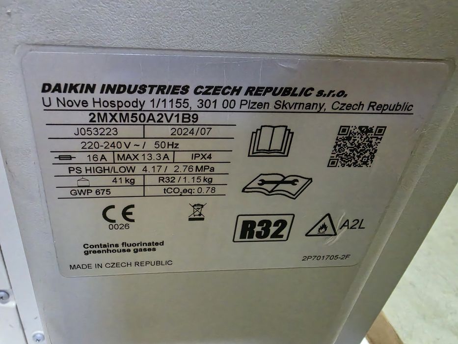 Daikin multi 2MXM50 мулти сплит с две вътрешни тела 9ка и 12ка