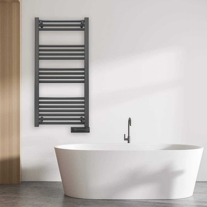 Електрически радиатор/лира за баня Cecotec ReadyWarm 9200 Smart Towel, 750 W, черен
