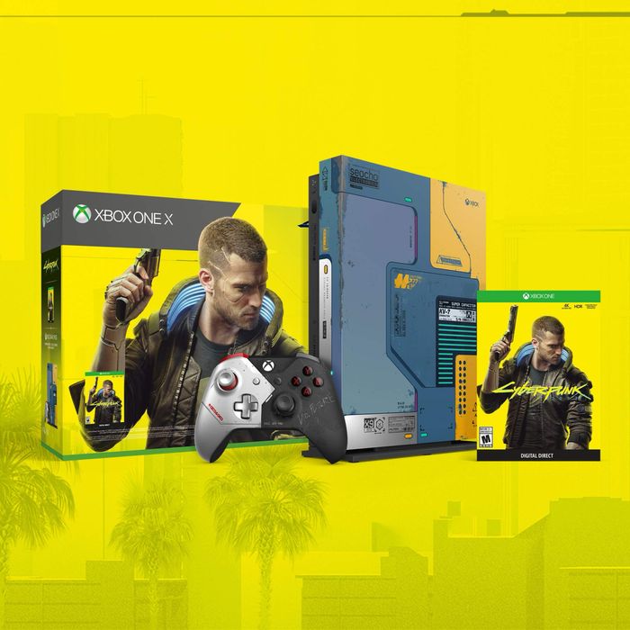 Xbox one X 1TB Cyberpunk 2077 limited edition новый