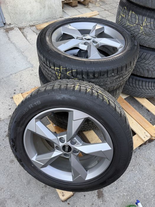 Джанти с гуми за audi q3/q5 19цола с зимни гуми