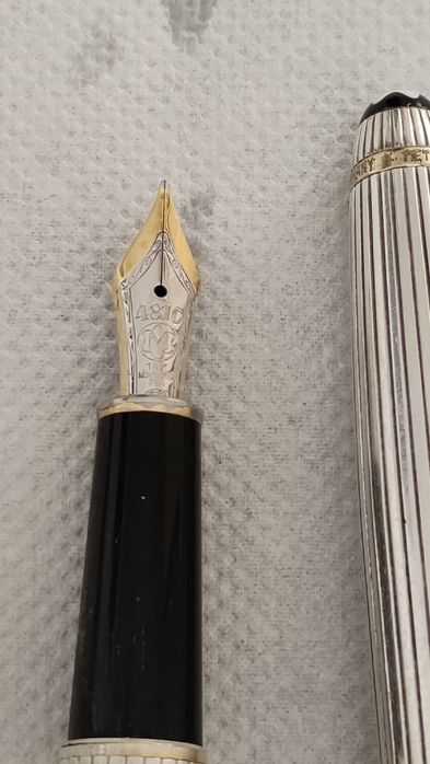 Stilou Montblanc din argint 925 peniță aut