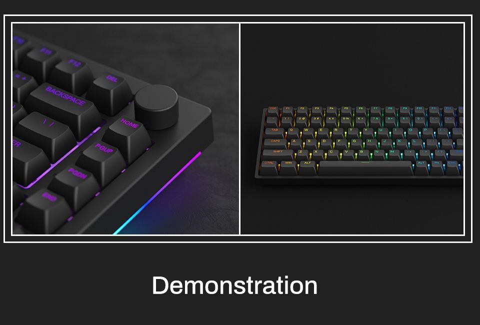 Akko keycap set asa profile - PBT Double Shot shine-through