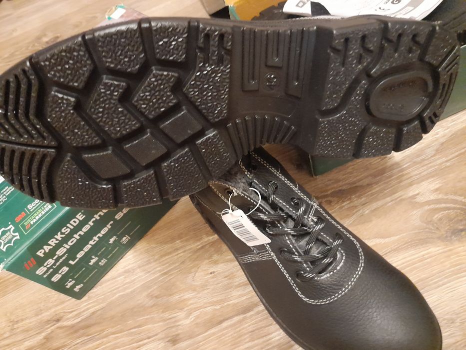 Зимни кожени обувки с бомбе/работни обувки номер 46 Parkside