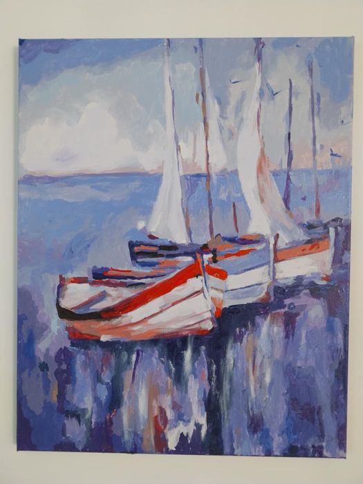 Tablouri pictate pe panza - tehnica picturii pe numere