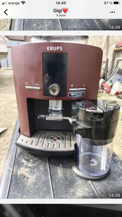 Expresor cafea krups carafa lapte