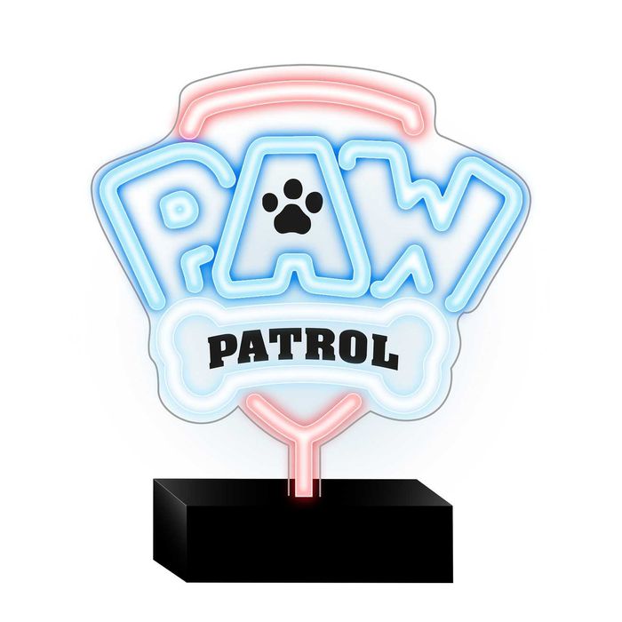 Пес Патрул / PAW Patrol LED Neon Нощна лампа със стойка за детска стая