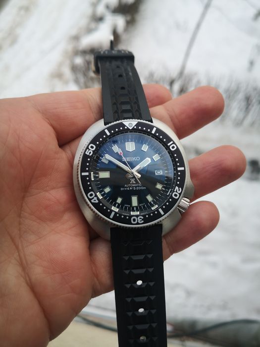 Ceas automatic Seiko Mod Captain Willard Prospex curea cauciuc