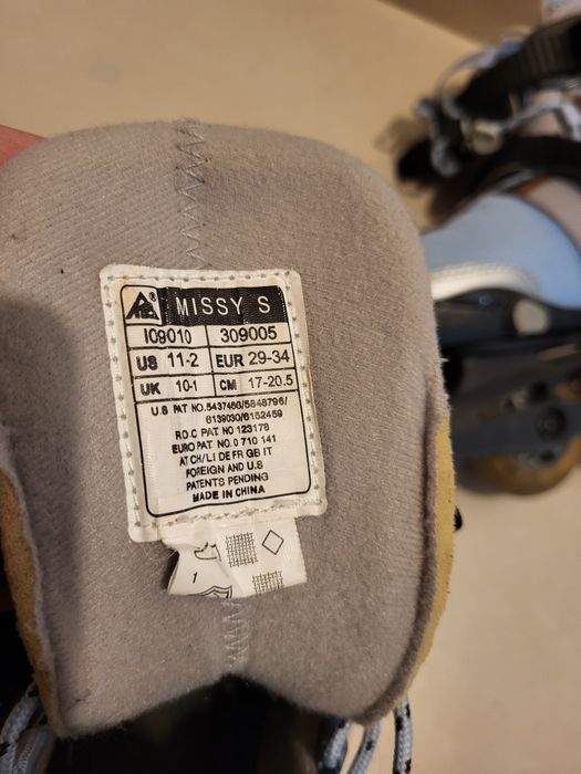 Vand role copii reglabile 29 - 34