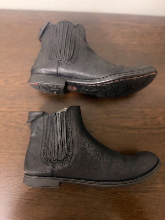 Camper Peu botine piele naturală neagră, măr. 38