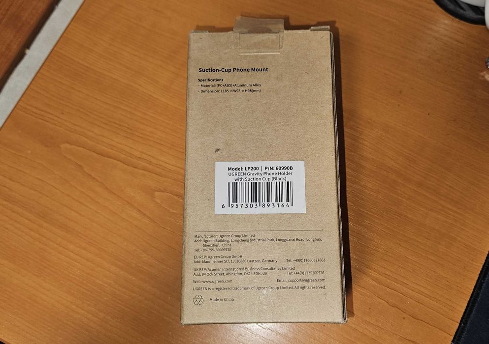 Поставка за телефон за кола UGREEN LP200