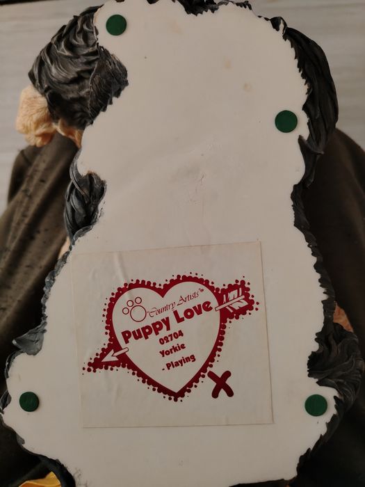 Statuie cățel Yorkshire 40cm.