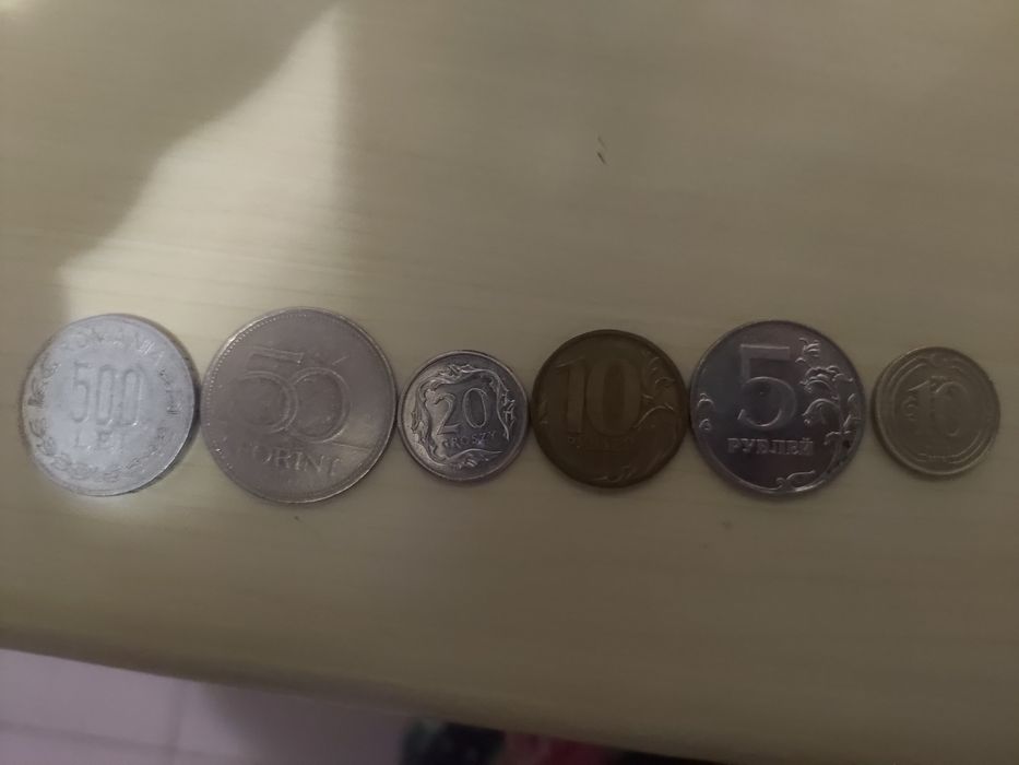 Bancnote si monede vechi diverse