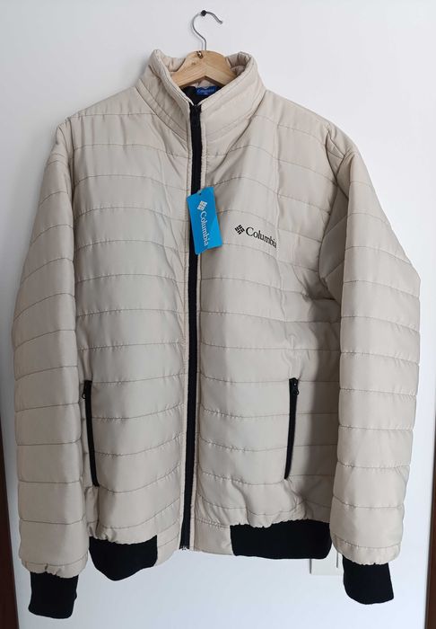 Jacheta COLUMBIA - Alb(Bej deschis) barbati - 3XL