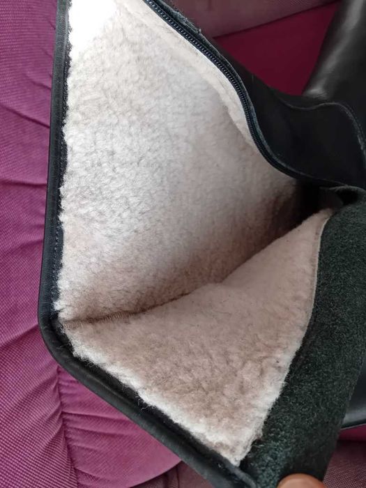 Cizme vanatoare, piele si blana naturala, Steinkogler marimea 48