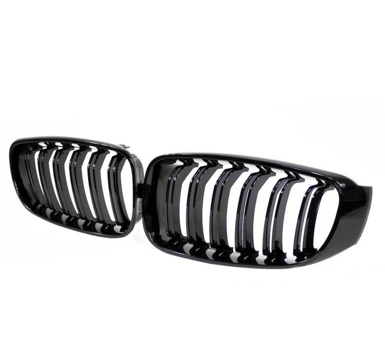 Grile duble BMW Seria 3 F34 GT 2012-2018 - Negru Lucios Radus