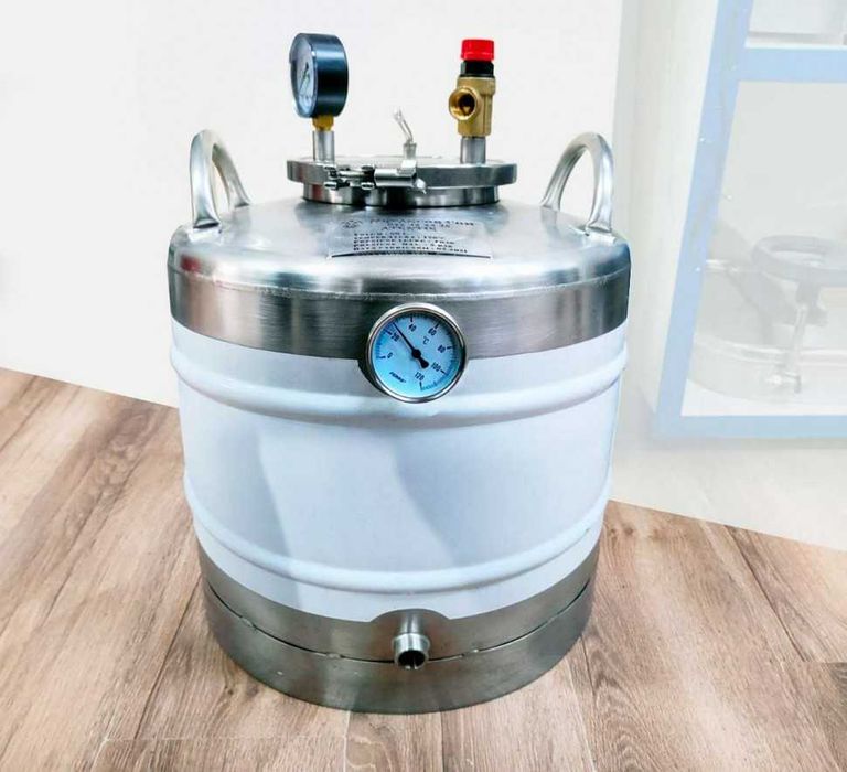 Autoclav 30L pentru fabricarea conservelor Inox alimentar AISI 304 NOU Garantie Livrare rapida