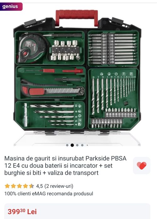 Parkside-masina de găurit si înșurubat!