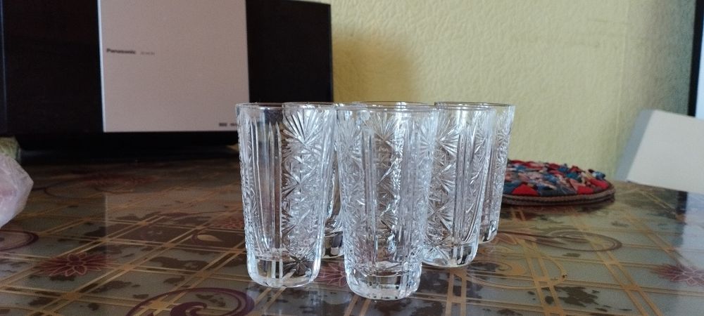 Стопки,рюмки хрусталь СССР.Бокалы.Стаканы.