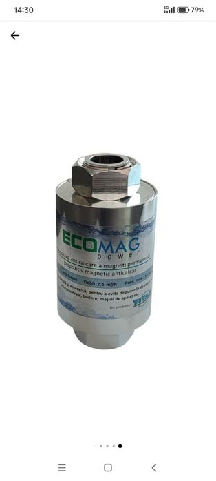 Filtru apa Titan magnetic anticalcar pentru centrala termica-boiler