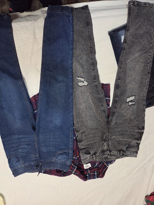 Сет  комплект дънки риза къси панталони дълги