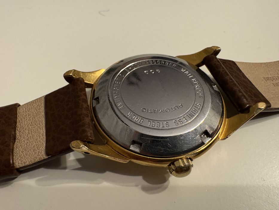 Ceas Mildia automatic elvetian cal.ETA 1256 anii ’60 placat cu aur