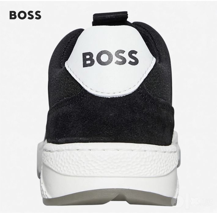 BOSS кроссовки черные оригинал + коробка новые срочно!!!