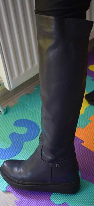 Дамски зимни високи ботуши