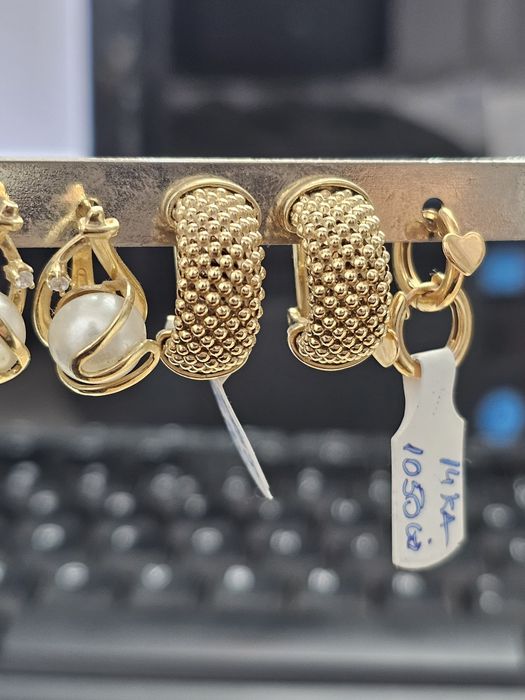 Vand cercei din aur 14 k 8.23 g cod 264