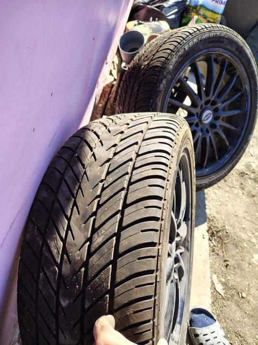 Jante dynamic team sports 17 cu cauciucuri de vara