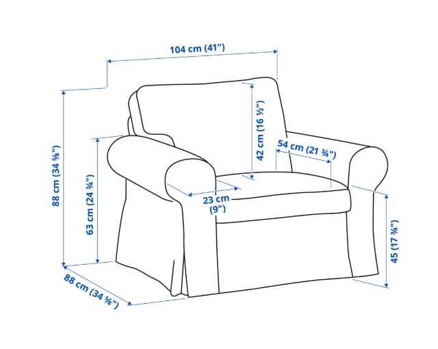 Триместен ъглов диван и кресло / фотьойл от серия EKTORP на ИКЕА