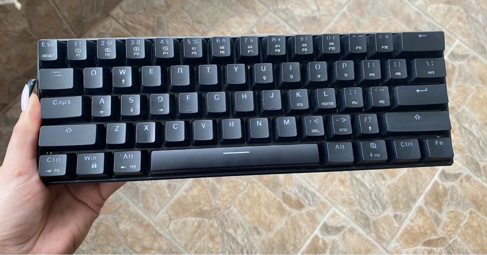 Vand tastatura mecanica 60%, Red Switches
