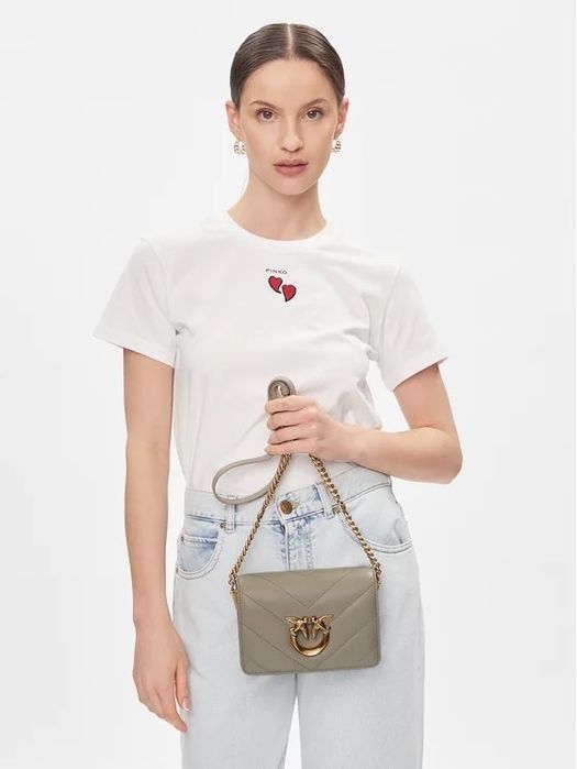 Дамска чанта Pinko  Love Click Mini BEIGE