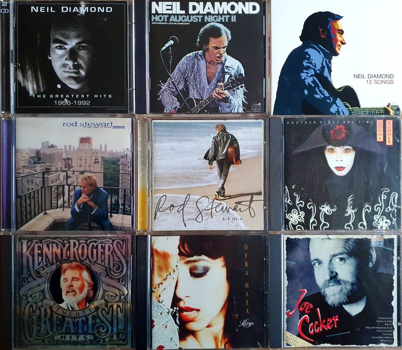 CD-uri originale E.Grant, D.Summer,Dion,O.Haza,Stewart,K.Rogers,Cocker