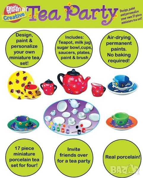 Комплект за рисуване на чаено парти за деца