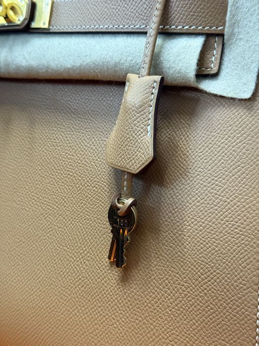 Geantă Hermès Kelly 32 Sellier Gold Epsom