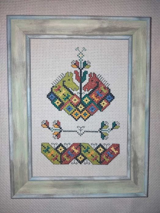 Шевица с кончета в рамка