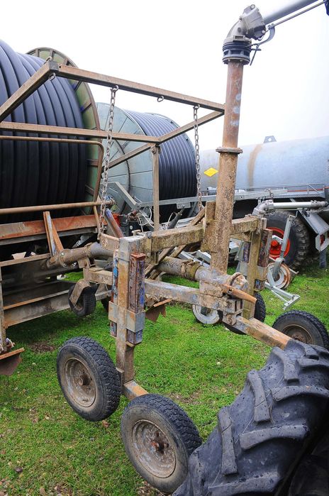 Tambur irigatii zincat tub 400ml/Φ110 mm calare hidraulica, pe turbina