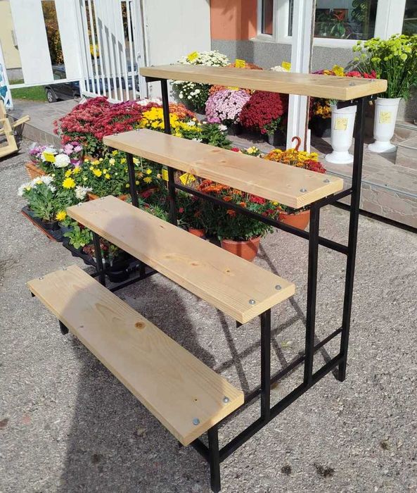 Професионален цветарски стелаж 5 етажа