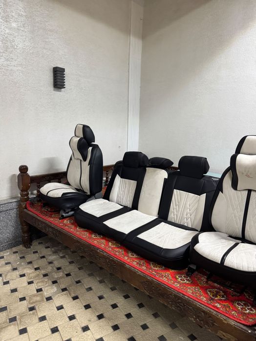 Lacetti Jentra sidenya komplekti original, oq premium chexol ustida