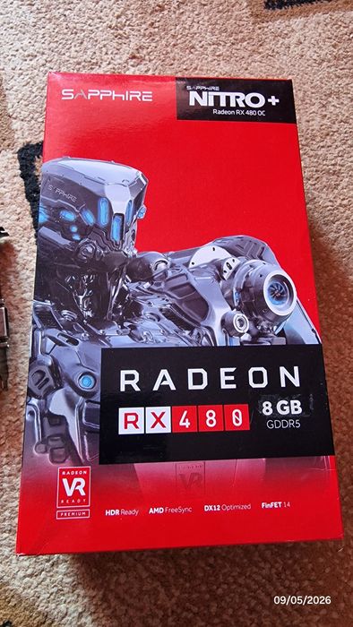 Placa video RX 480 4gb ddr5 256 bit