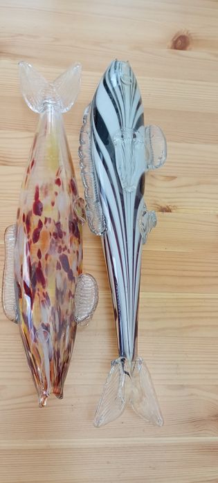 Pești sticla culori ,superbe 250 Ron bucata