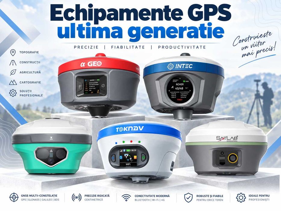 GPS GNSS Stec,Alpha-Geo,Intec,Satlab - Distribuitor autorizat