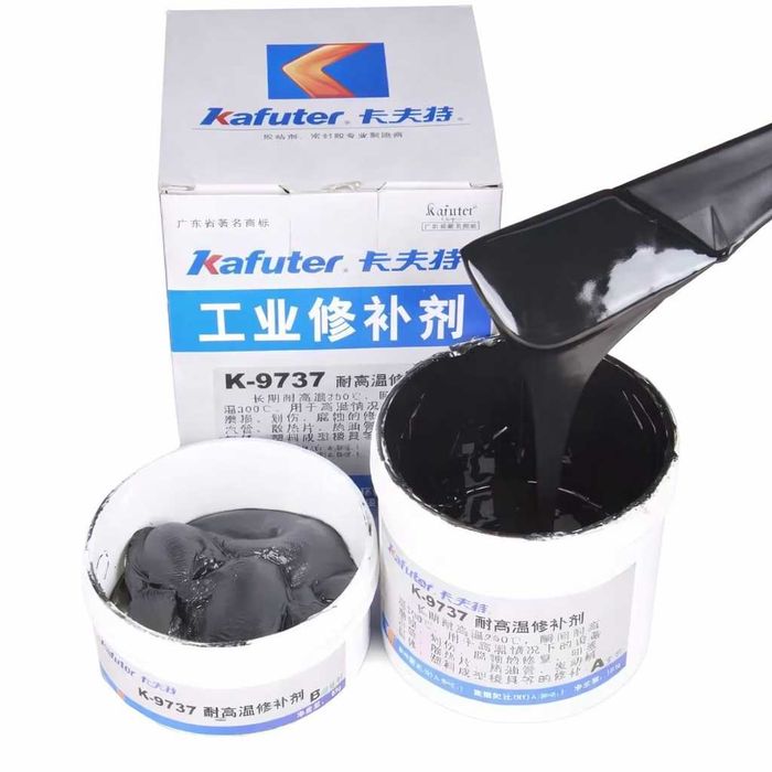 Высокотермостойкий Клей (холодная сварка) Kafuter K-9737, 250 гр.