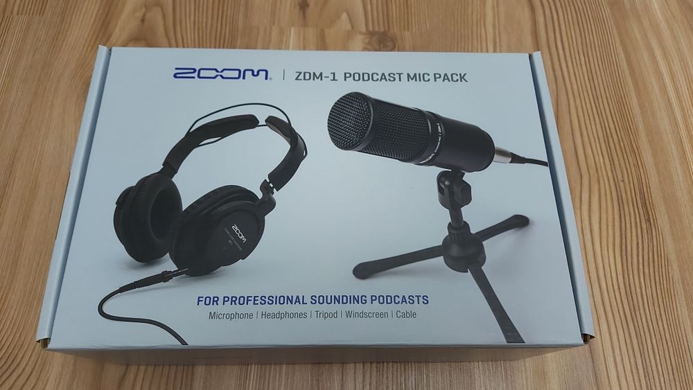 ZOOM ZDM-1 podcast mic pack