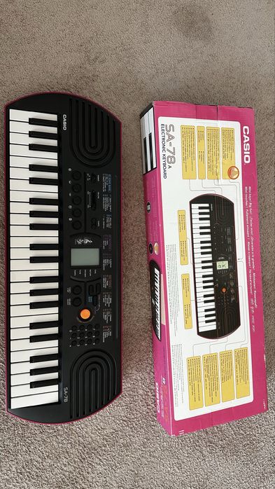 Casio SA-78 електронно пиано / детски синтезатор – чисто ново